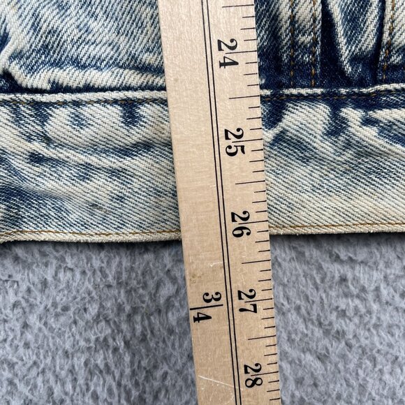 VTG Levi's Jean Jacket 70507-0219 Mens XL Blue Acid Wash USA Streetwear 90s - Picture 8 of 10
